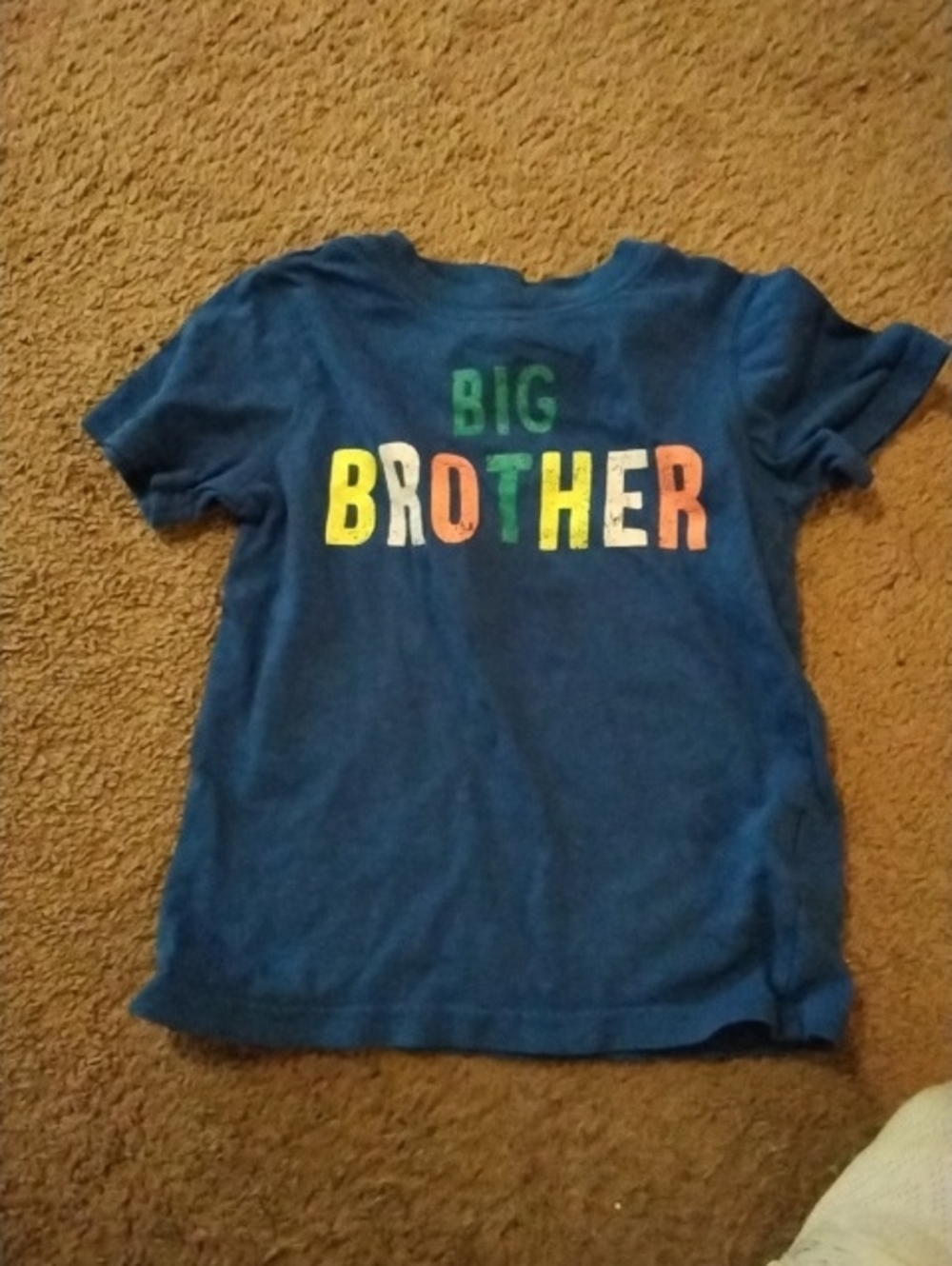 Carter's Navy Blue "BIG BROTHER" Graphic Tee Size 4T